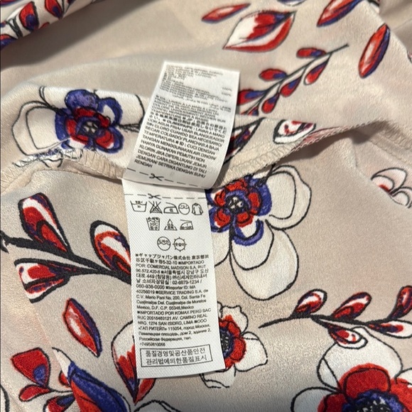 Banana Republic Floral Print Short Sleeve Dress 6 - Picture 14 of 14